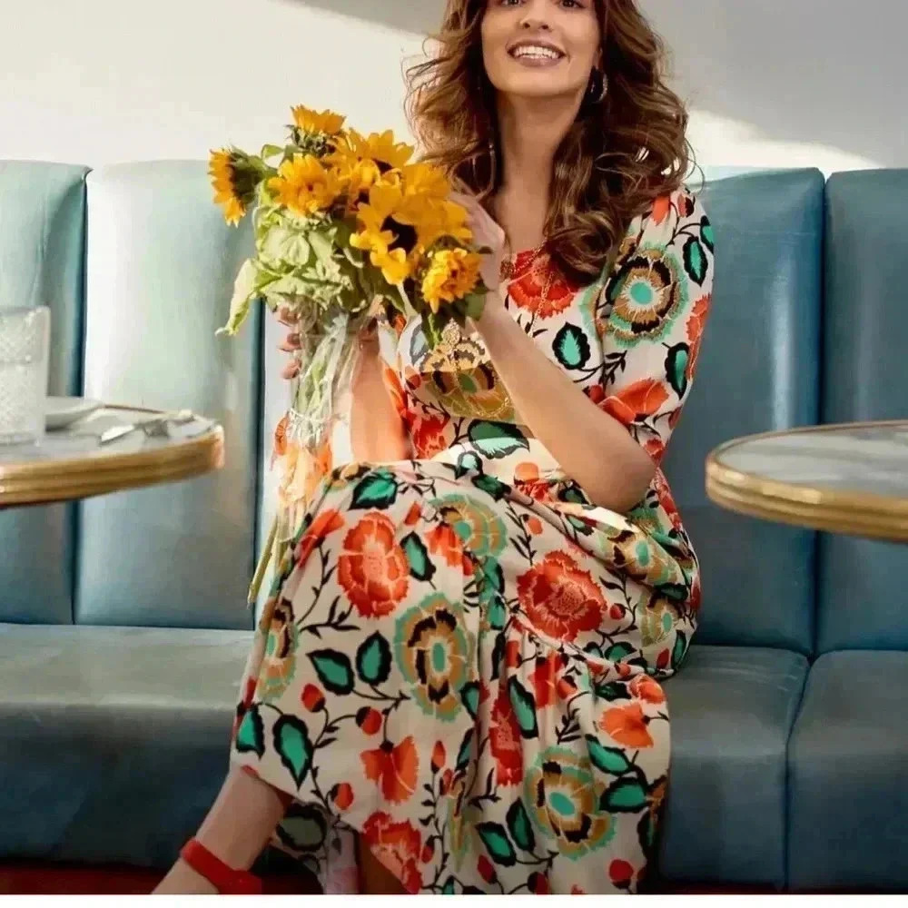 Closet London floral tropical dress Size 8